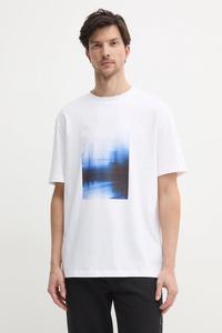 Хлопковая футболка Calvin Klein Jeans, белый