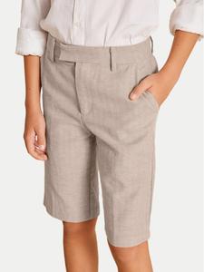 Шорты из ткани обычного кроя 6202 Mayoral, бежевый