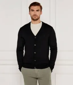 Шерстяной кардиган Avac_CD regular fit Boss Orange, черный