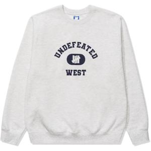 Футболка худи унисекс FW24 UNDEFEATED, серый