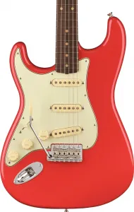 Электрогитара Fender American Vintage II 1961 Stratocaster для левши, гриф из палисандра, цвет Fiesta Red