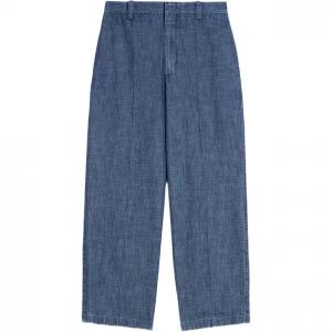 Брюки с поясными петлями JIL SANDER, синий