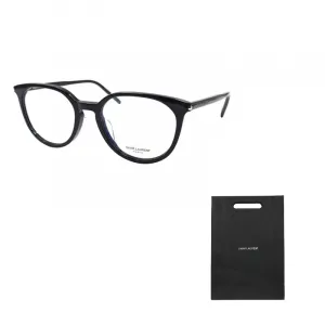 SAINT LAURENT Очки с круглой оправой, Black