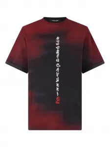 Футболка с принтом тай-дай Roberto Cavalli, черный