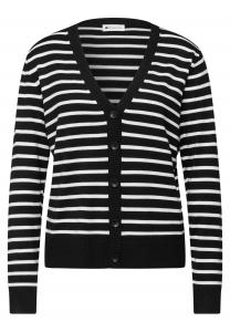 STREET ONE Вязаный кардиган в черном цвете