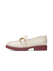 Cole Haan Лоферы GIANA BUCKLE LOAFERS цвета слоновой кости LTR