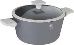 Кастрюля BERLINGERHAUS с титановой поверхностью и крышкой, 24 см, коллекция Aspen, BH-8260 Berlinger Haus