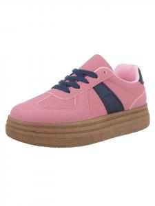 Кроссовки на шнуровке Ital-Design Freizeitschuh, цвет Pink und Blau