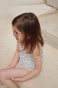 Детский купальник EDITH SWIMSUIT GRS Konges Sløjd, зеленый