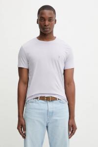 Хлопковая футболка TONIC Allsaints, фиолетовый