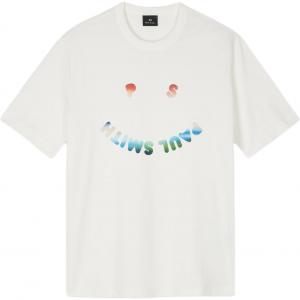 Футболка Ps Smile Logo Crewneck Paul Smith, белый