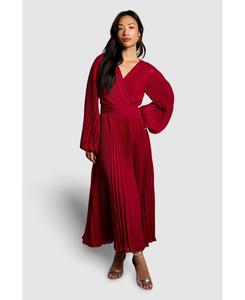 Женское миди-платье с длинными рукавами из шифона с запахом Coast, Berry