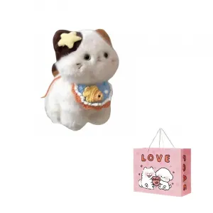 Три цветка плюшевая кукла Cat Dolls высота 23 см GUAIGUAIXIONG