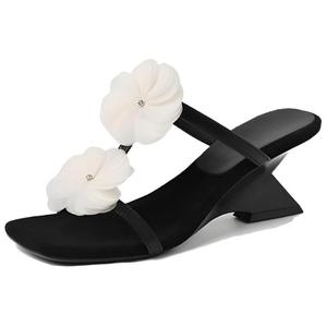 Женские тапочки-слайды с амортизацией, устойчивые к истиранию и запаху WUJI, Black