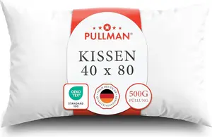 Подушка 40x80 см - подушка из микрофибры гостиничного качества для всех положений сна, удобная гипоаллергенная подушка с наполнителем 500 г Pullman