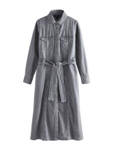 Платье-рубашка Next, Grey Denim