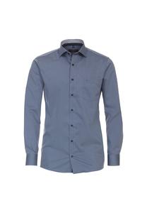 Мужская деловая рубашка однотонного современного кроя CASAMODA, светло-синий