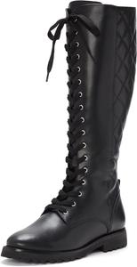 Ботильоны Vince Camuto Ackella с теплым карамельным оттенком, на низком квадратном каблуке, с закрытым носком и удобной посадкой, Black