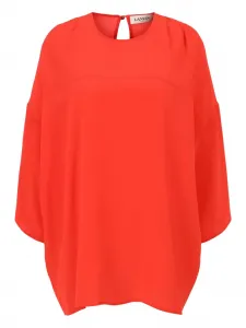 Шёлковая блузка Lanvin, красный