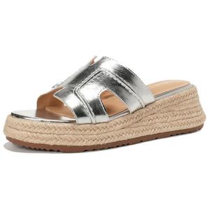 Резиновые тапочки-слайды женские City camel, Silver