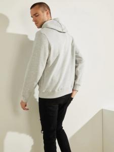 Свитер Guess ORGNC COTTON GYM GUESS HOODIE серого цвета Guess