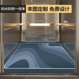 Budis Ковер 100х160 см из ПВХ под кожу для лифта, моющийся, с местом под логотип