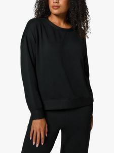 Лакшери свитшот с круглым вырезом Lovall, Black