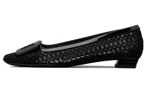 Женские повседневные туфли на низком каблуке Roger Vivier, черный