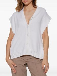 Шерстяной кардиган Fabiana Filippi, белый