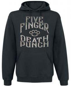 Толстовка с капюшоном Five Finger Death Punch 100 Proof, черный
