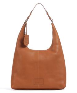 Мягкая сумка-мешок Skylar из зерненой кожи Burkely, коричневый