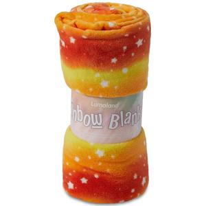 Мягкое одеяло Lumaland Orange Star, 180 х 150 см