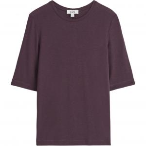 COS Футболка женская бордовая
