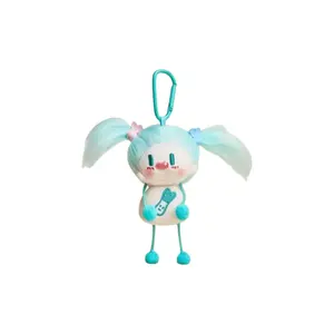 Очаровательная длинноногая кукла из хлопка для сумки плюшевый кулон 9 см высота 77 SEVEN DREAM, зеленый