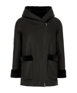 Двусторонняя куртка из искусственного меха Urbancode, черный