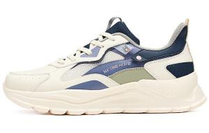 Кроссовки женские с низким верхом бежево-синий 361°