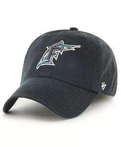 Черная мужская приталенная шляпа Florida Marlins Cooperstown Collection Franchise '47 Brand, черный