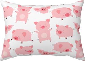 Pevtufa Чехол на подушку с принтом свинок Kawaii Pigs