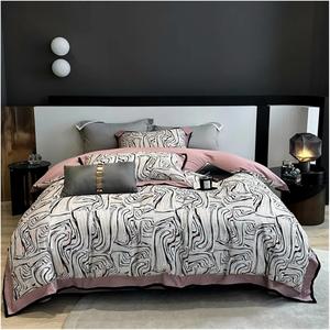 UOIO Комплект постельного белья UOIO American Vintage пасторальный цветочный принт велюр хлопок