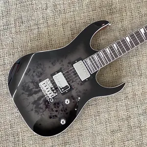 Ibanez GRG220PA1-BKB Gio с грифом из пурпурного дерева 2022 - настоящее время - коричнево-черный градиент