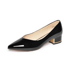 Reemoor Женские туфли на высоком каблуке Dark Black/Bright Black/Apricot/Burgundy — Bright Black, цвет Bright Black