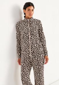 Толстовка Cellbes of Sweden Zip-up sweatshirt, Beige Leopard/Sand