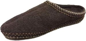 Унисекс тапочки HAFLINGER AS с войлочной подошвой, коричневый