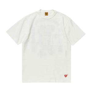 Футболка с карманом, сделанная человеком, № 1, Белая