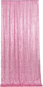 Занавеска из пайеток, однотонная, блестящая, длинная, сверкающая, складная, для украшения вечеринки, простая установка, для свадебной вечеринки, панно из пайеток, сувениры для вечеринки Homedvery