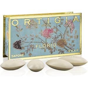 Фантастический набор из 4 мыл Florio Olive Oil в маленькой коробке Ortigia Sicilia