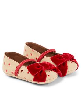 Кожаные балетки Baby Stelline PèPè, Rosso