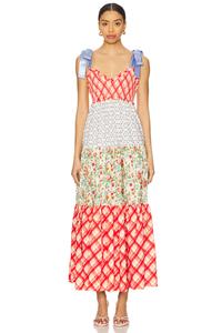 Макси-платье Bluebell от Free People, cherry combo