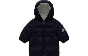 Детская пуховая куртка Moncler, темно-синий