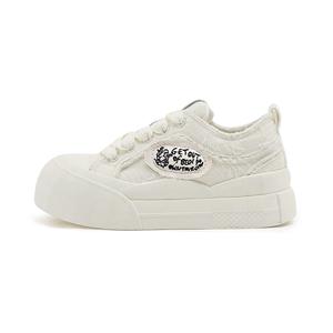 Georgina Goodman Белые кроссовки дышащие высота увеличение low top повседневные обувь women's ecru